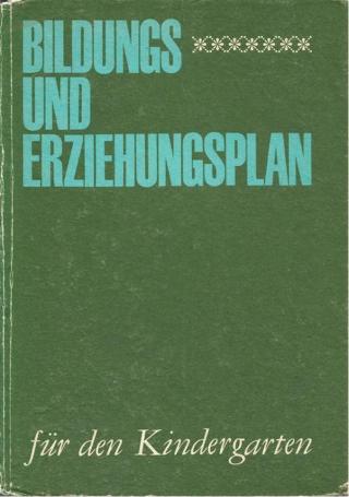 Bildungs- und Erziehungsplan für den Kindergarten (DDR / Deutsche Demokratische Republik)