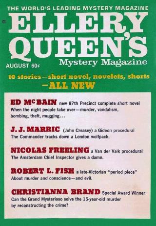 Ellery Queen’s Mystery Magazine. Vol. 56, No. 2. Whole No. 321, August 1970
