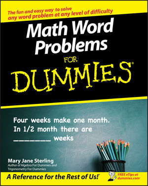 Math Word Problems for Dummies®