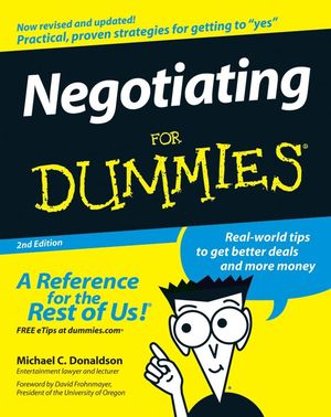 Negotiating For Dummies® [2d Edition]