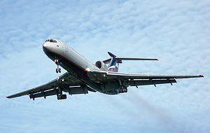 Практика полетов на самолете Ту-154